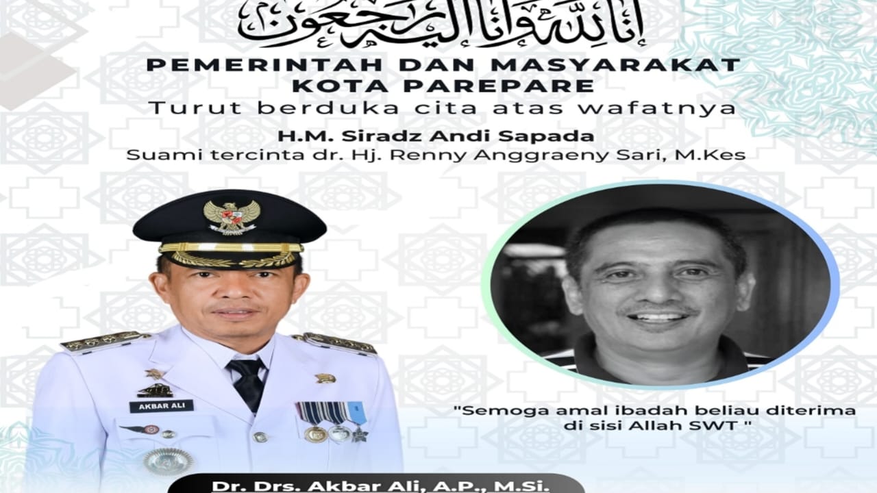 Mantan Wakil Ketua DPRD Berpulang, Pj Wali Kota Sampaikan Belasungkawa