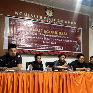 KPU Pinrang Siap Buka Pendaftaran Calon Bupati dan Wakil Bupati untuk Pilkada 2024