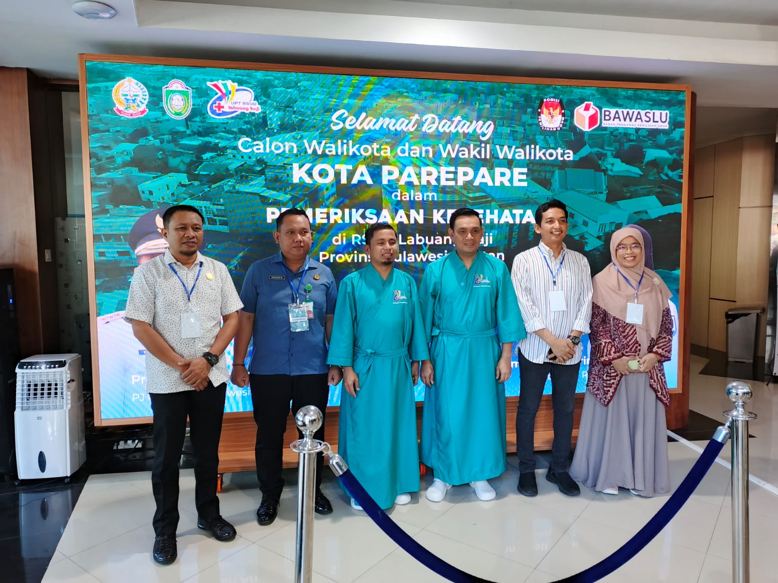 Pemeriksaan Kesehatan di RSUD Labuang Baji: Tasming-Hermanto Siap Lanjutkan Tahapan Pilkada