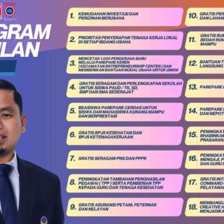 18 Program Unggulan Calon Wali Kota Parepare Tasming Hamid