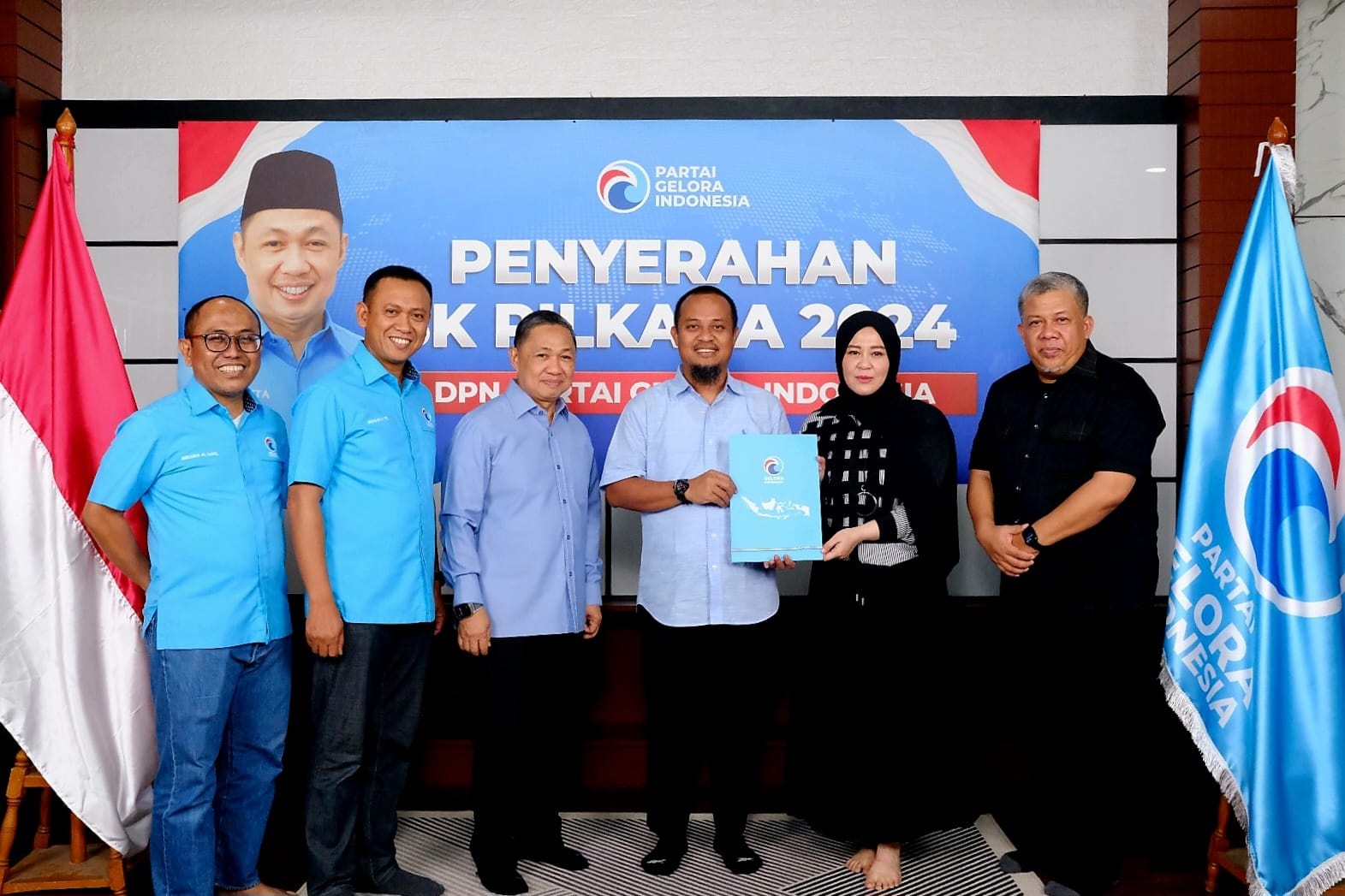 Partai Gelora Resmi Dukung Andi Sudirman-Fatmawati Rusdi di Pilgub Sulsel 2024