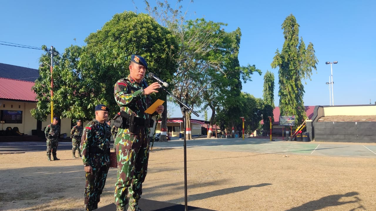 Danyon B Pelopor Satbrimob Polda Sulsel Pimpin Upacara Hari Kesadaran Nasional