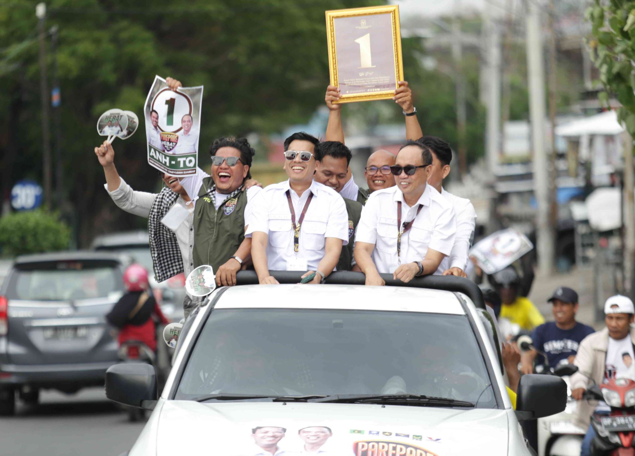 Dapat Nomor Urut 1, ANH-TQ Optimis Menangkan Pilkada Parepare