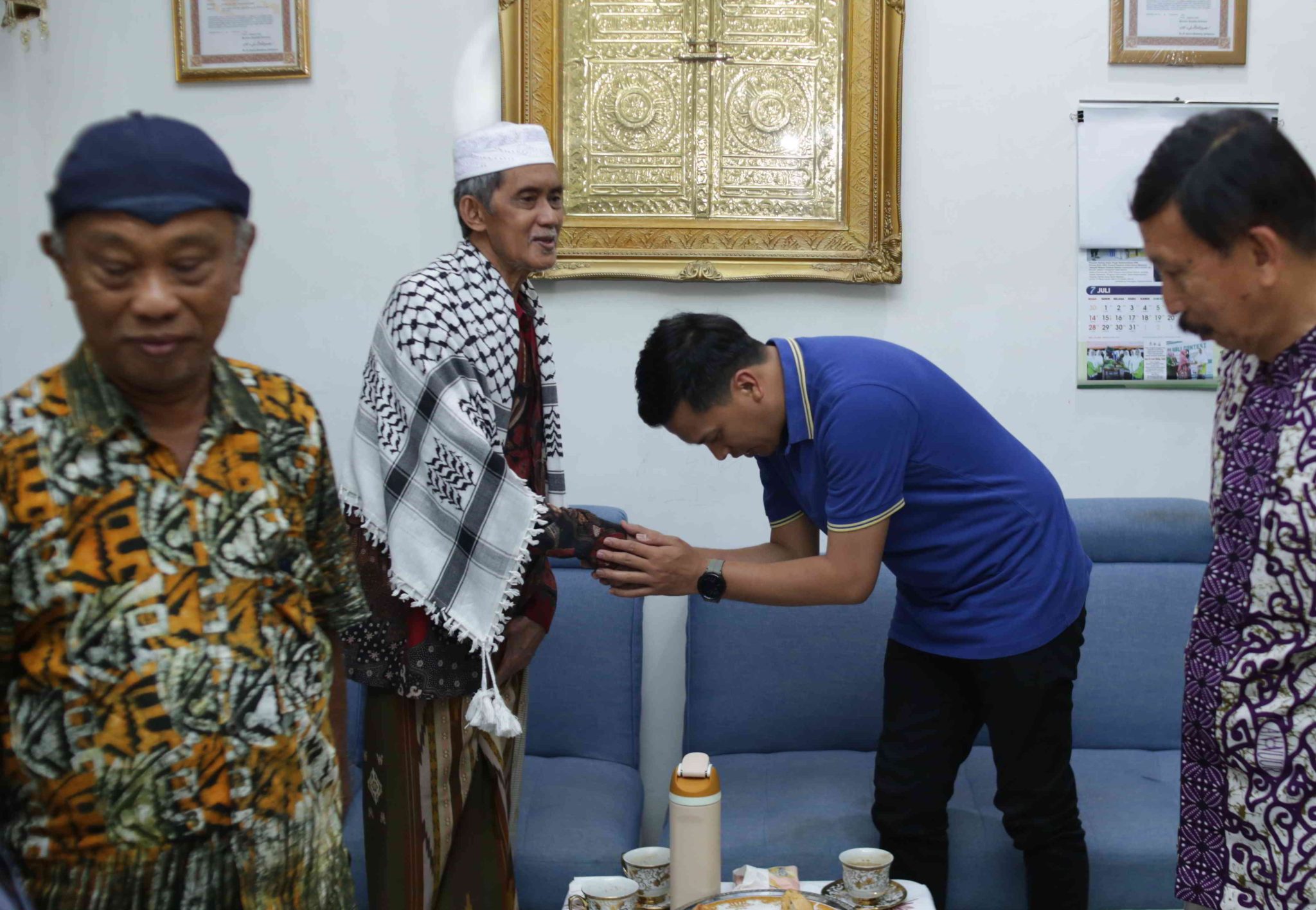 Calon Wali Kota Parepare Andi Nurhaldin Nurdin Halid Bersilaturahmi dengan Ketua Muhammadiyah Parepare