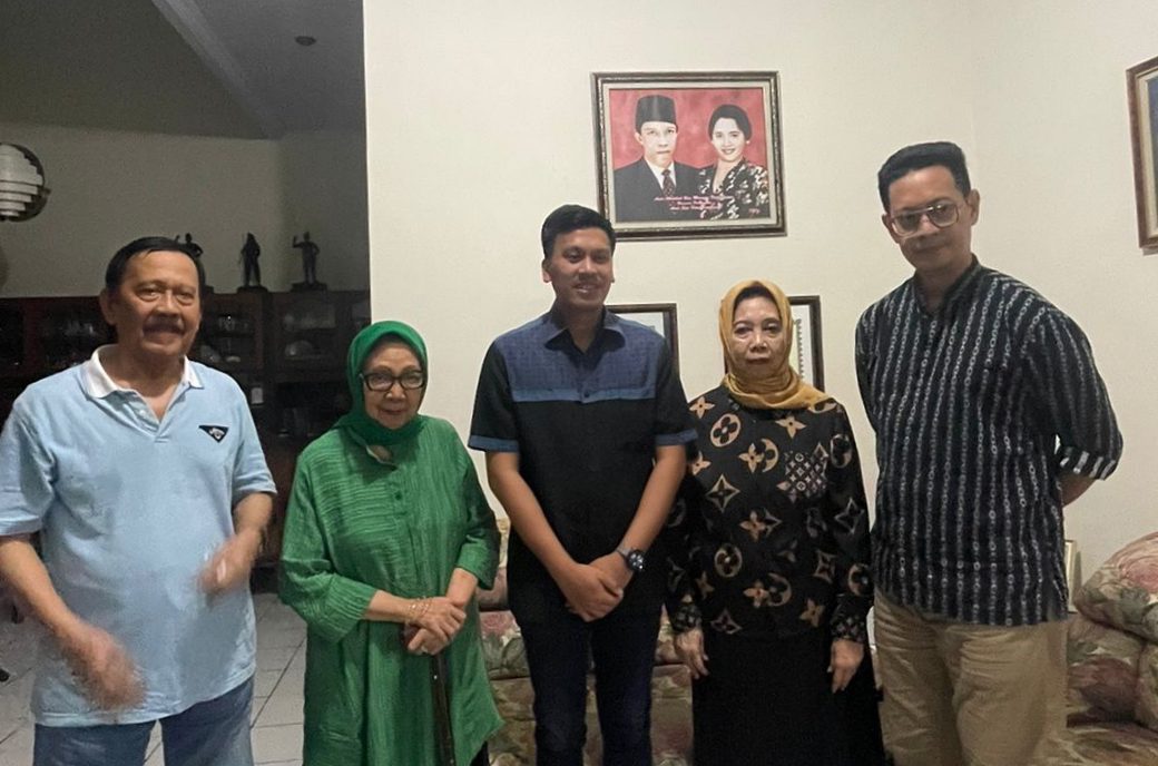 Calon Wali Kota Parepare Andi Nurhaldin Nurdin Halid Sowan ke Keluarga Letjend (Purn) A. Abdullah Bau Massepe