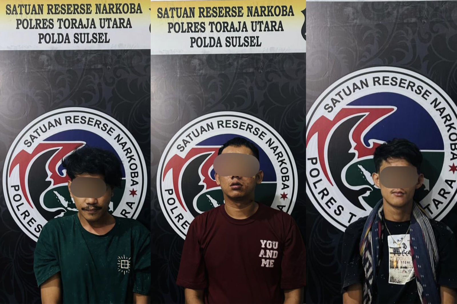 Tindak Lanjut Aduan Warga, Tiga Pelaku Narkoba Berhasil Diamankan