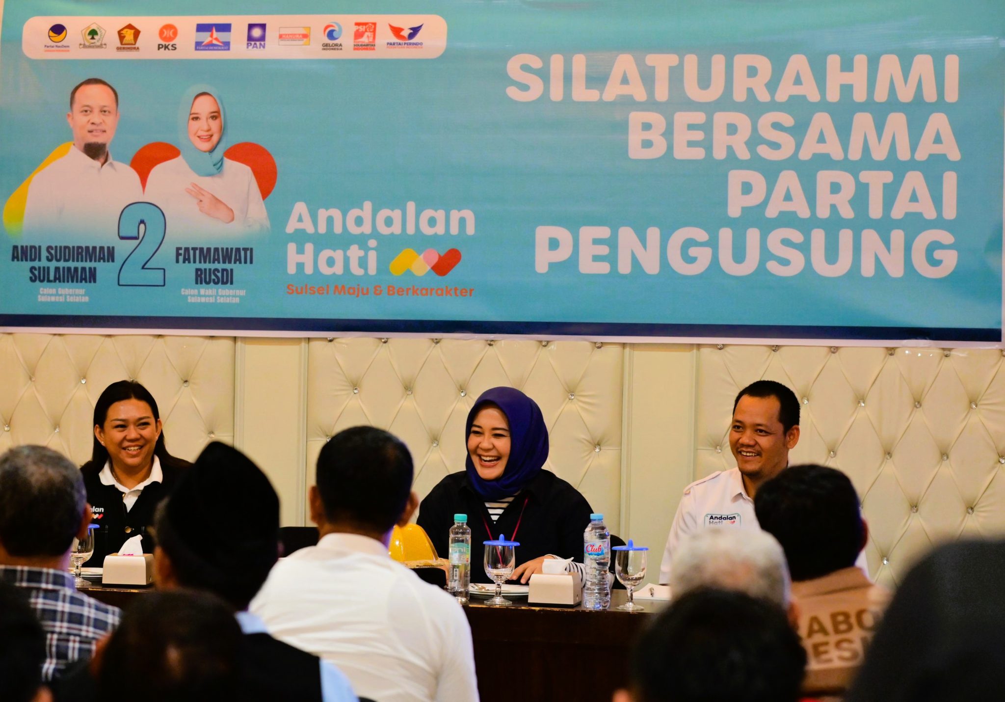 Bersama Elemen Rakyat, Koalisi Pengusung Bidik Kemenangan 80 Persen untuk Andalan Hati di Luwu