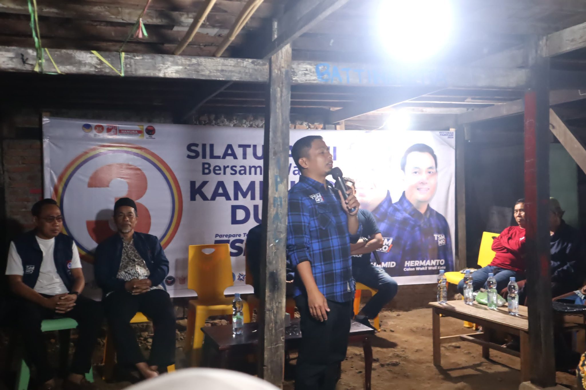 Silaturahmi di Kampung Duri, Tasming-Hermanto Tegaskan Komitmen untuk Parepare yang Lebih Baik