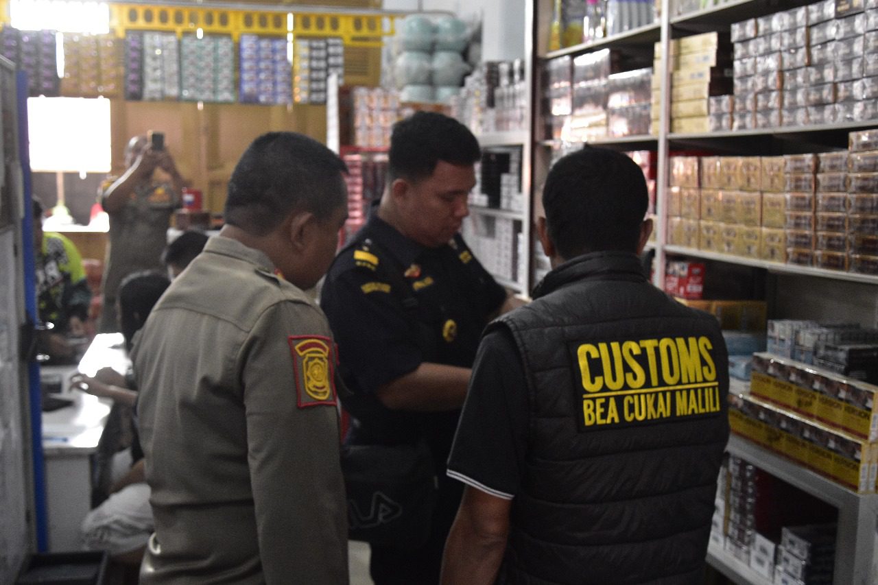 Satgas Bea Cukai dan Pemkab Tana Toraja Gelar Operasi Rokok Ilegal