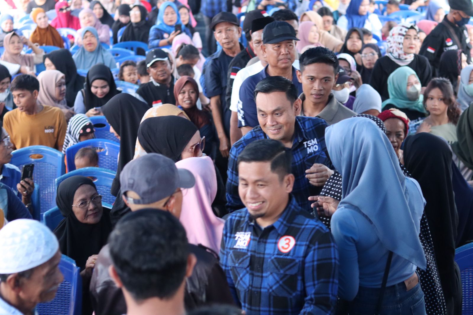 Tasming-Hermanto Terima Dukungan Penuh dari Tokoh Masyarakat Soreang di Kampung Pisang