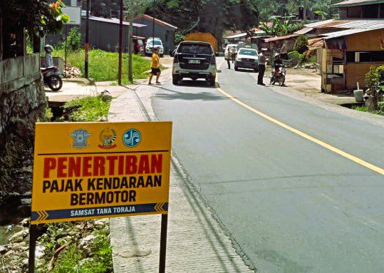 Samsat Tana Toraja Gelar Operasi Penertiban Pajak Kendaraan dan Sosialisasi Penghapusan Denda