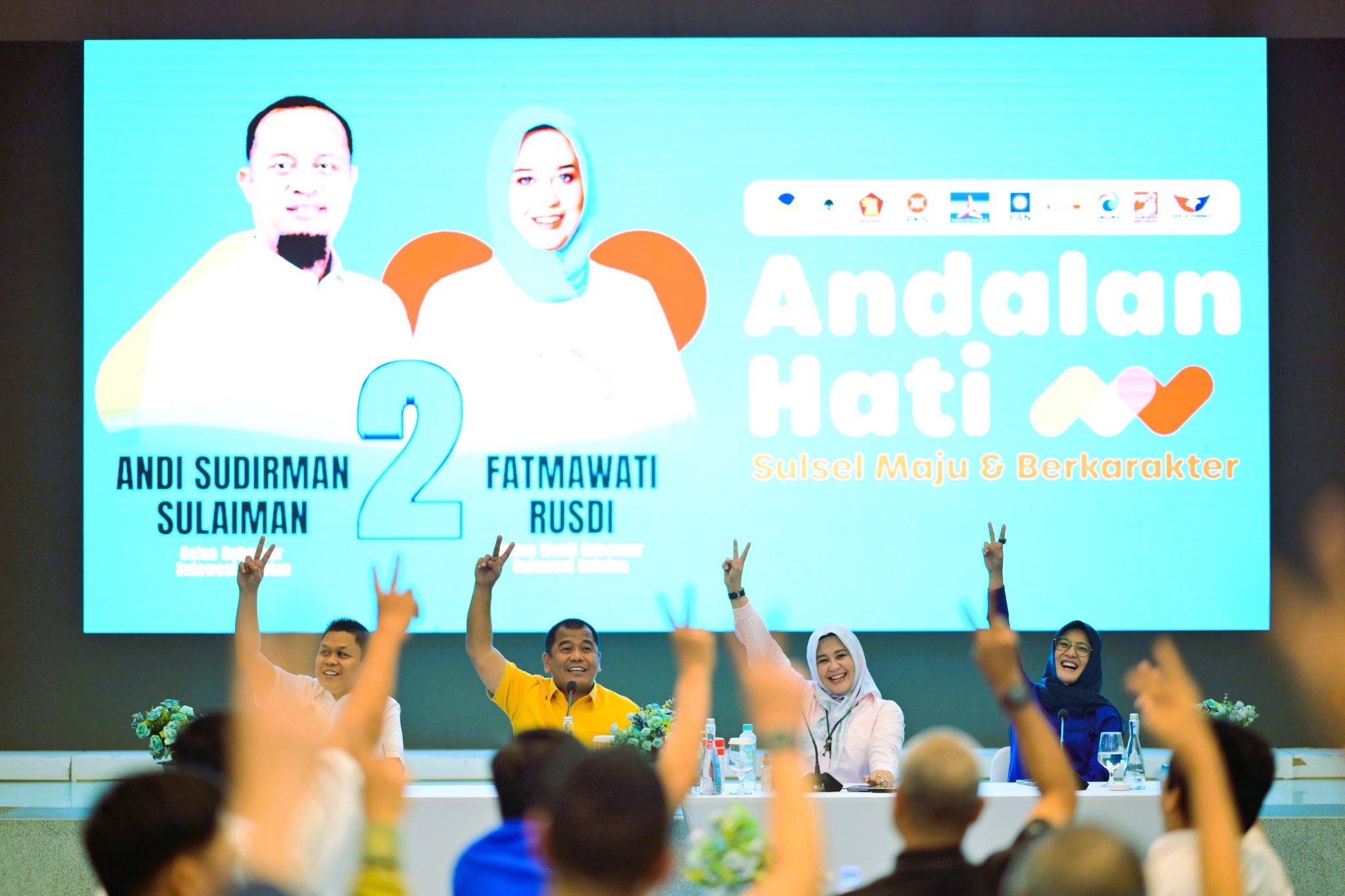 63 Legislator Sulsel Siap Menangkan Andalan Hati di Pilgub 2024