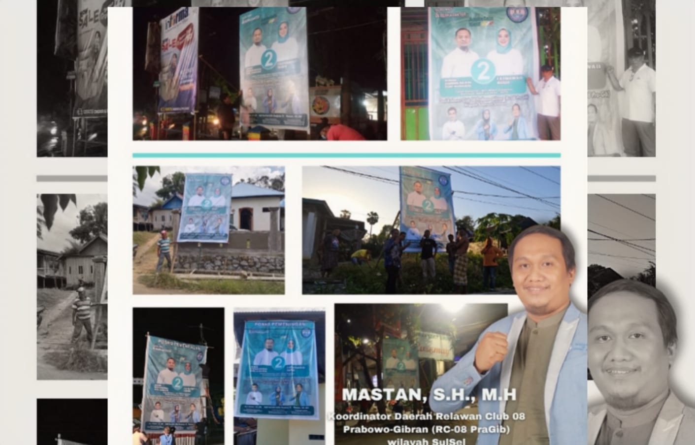 Relawan Club 08 Prabowo-Gibran di Sulsel All Out Menangkan Andalan Hati