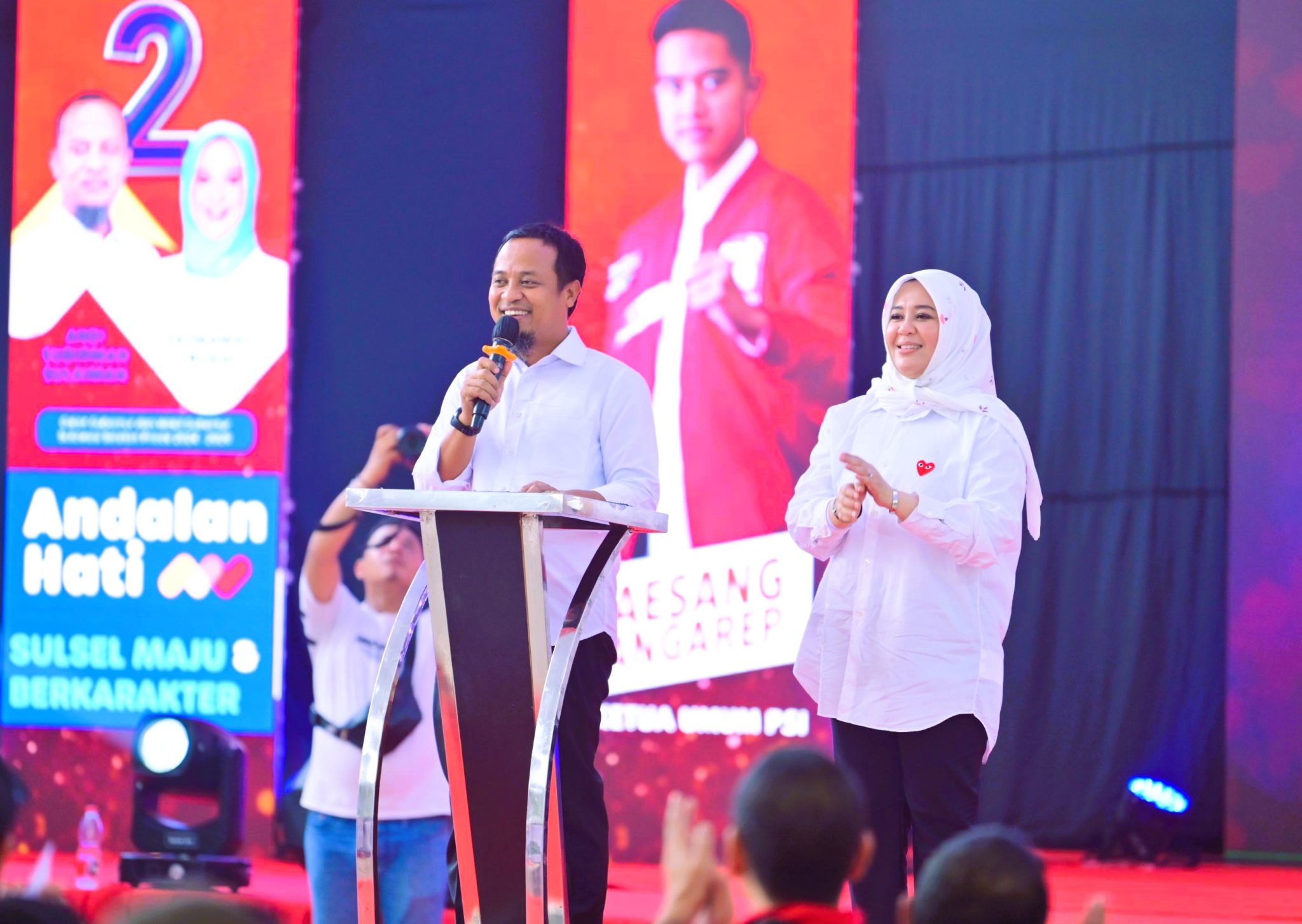 Putra Jokowi Ajak Warga Dukung Andalan Hati untuk Sulsel Maju dan Berkarakter