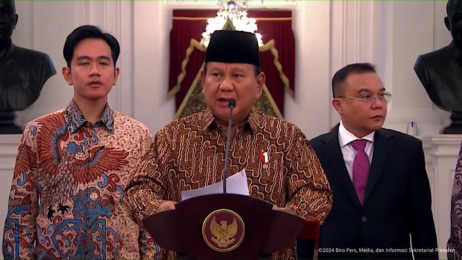 Ini Daftar Lengkap Menteri Kabinet Merah Putih Prabowo-Gibran