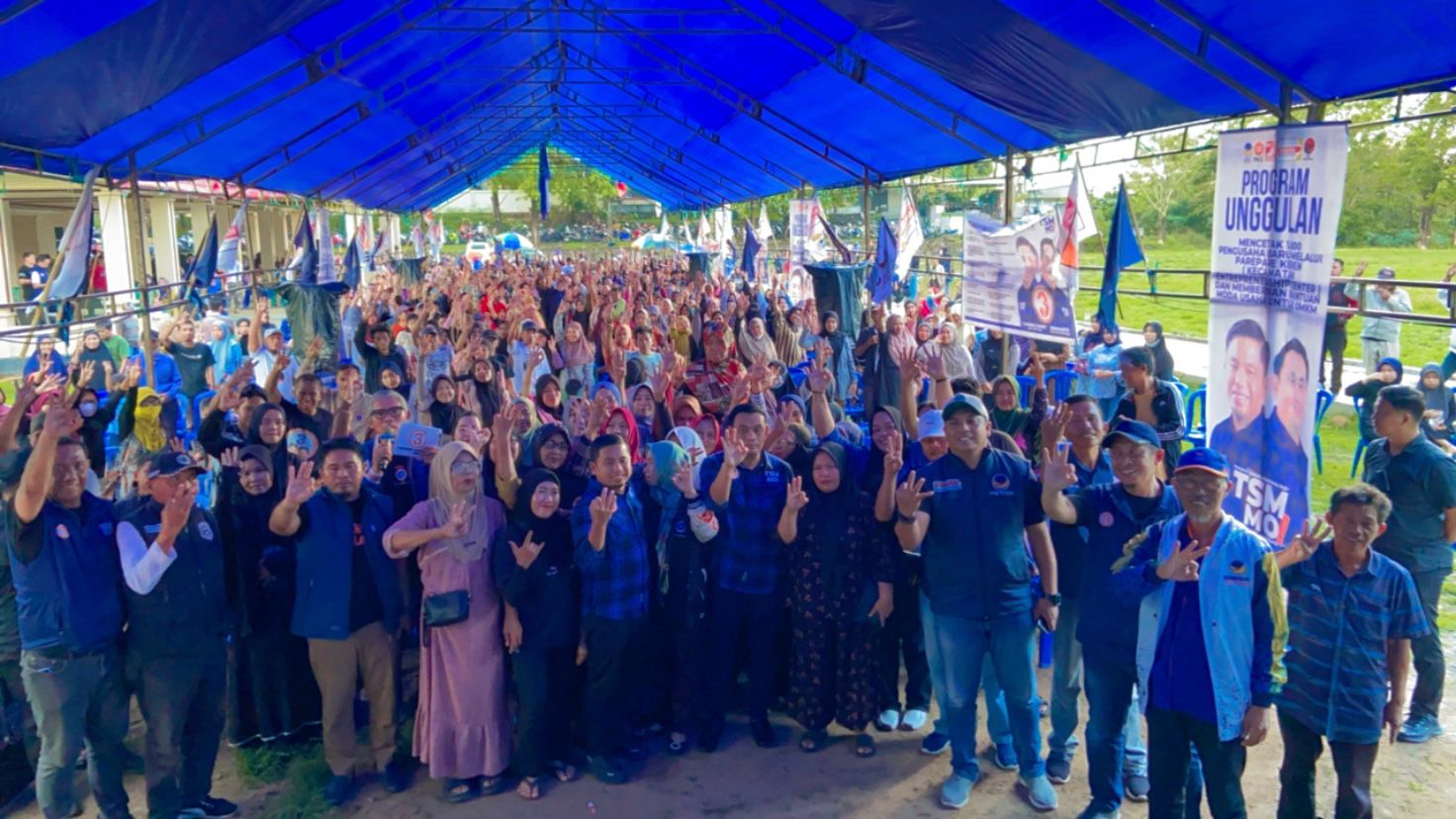 Tasming-Hermanto Disambut Hangat Warga Bumi Harapan, Komitmen Bangun Parepare yang Sejahtera