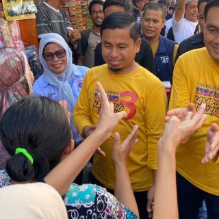 Blusukan Tasming-Hermanto di Kampung Pisang, Warga Sambut dengan Antusiasme Tinggi