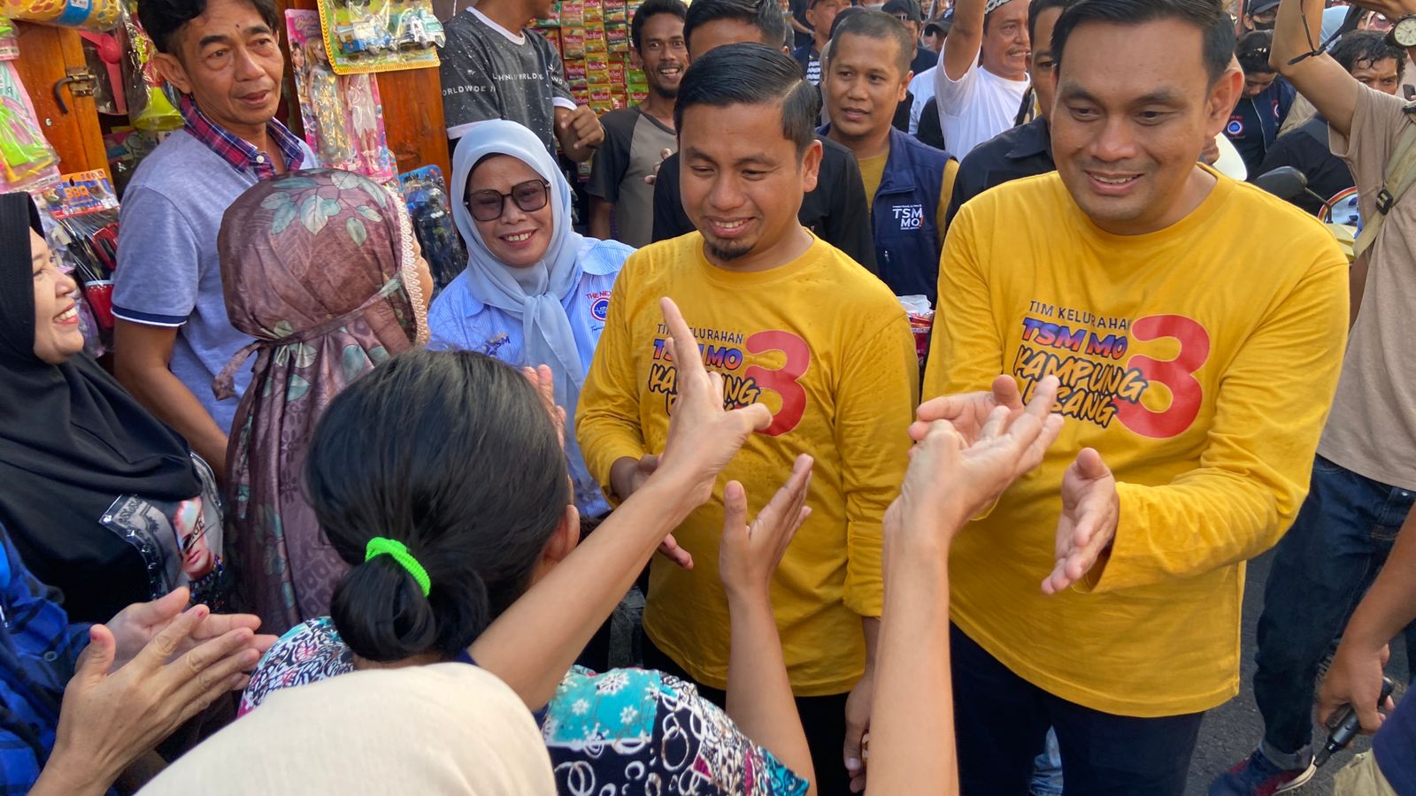 Blusukan Tasming-Hermanto di Kampung Pisang, Warga Sambut dengan Antusiasme Tinggi