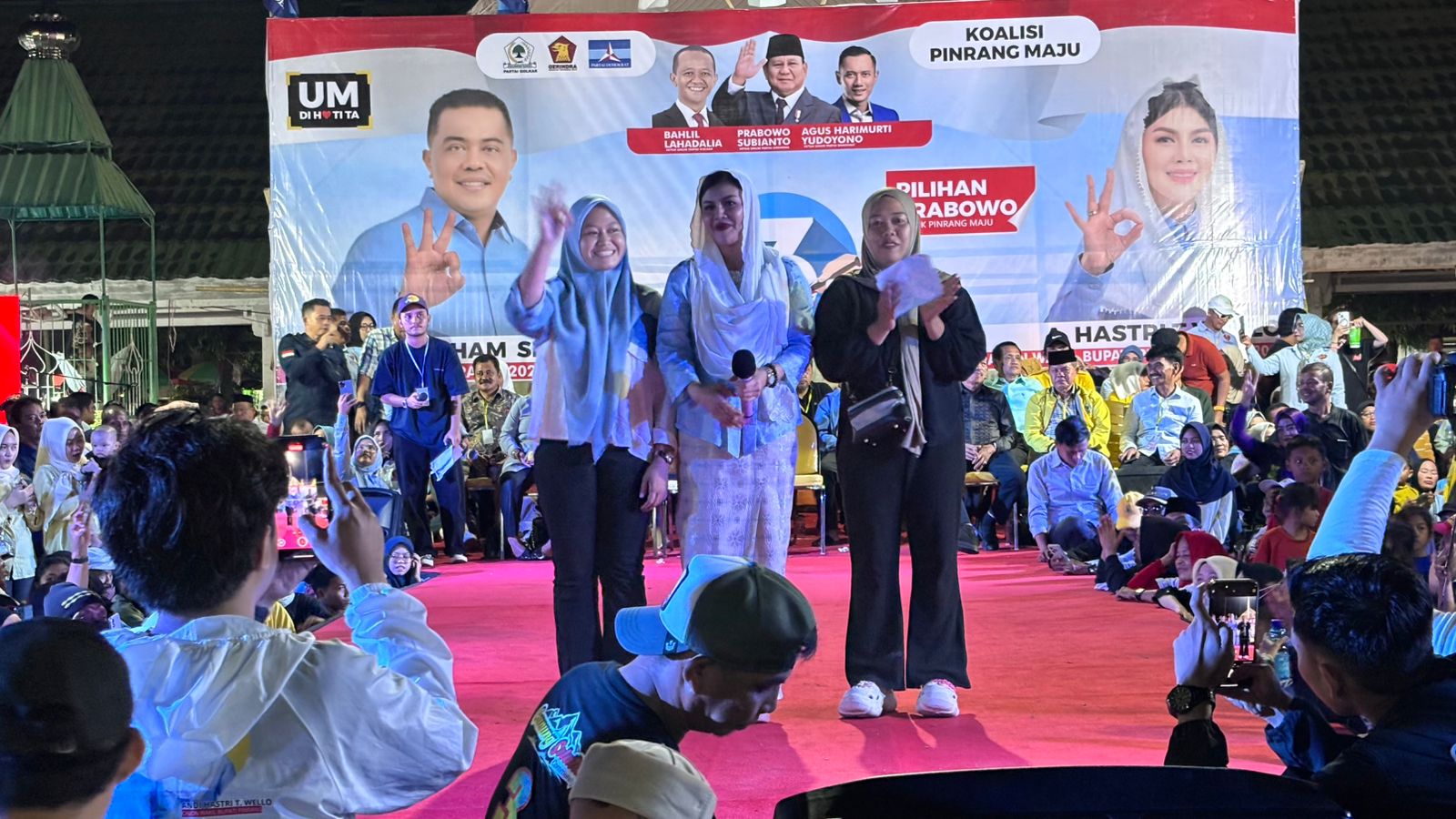 Kampanye Terakhir UM DIHATI Buat Warga Pinrang Takjub, Andi Hasti Beri Pekerjaan Milenial