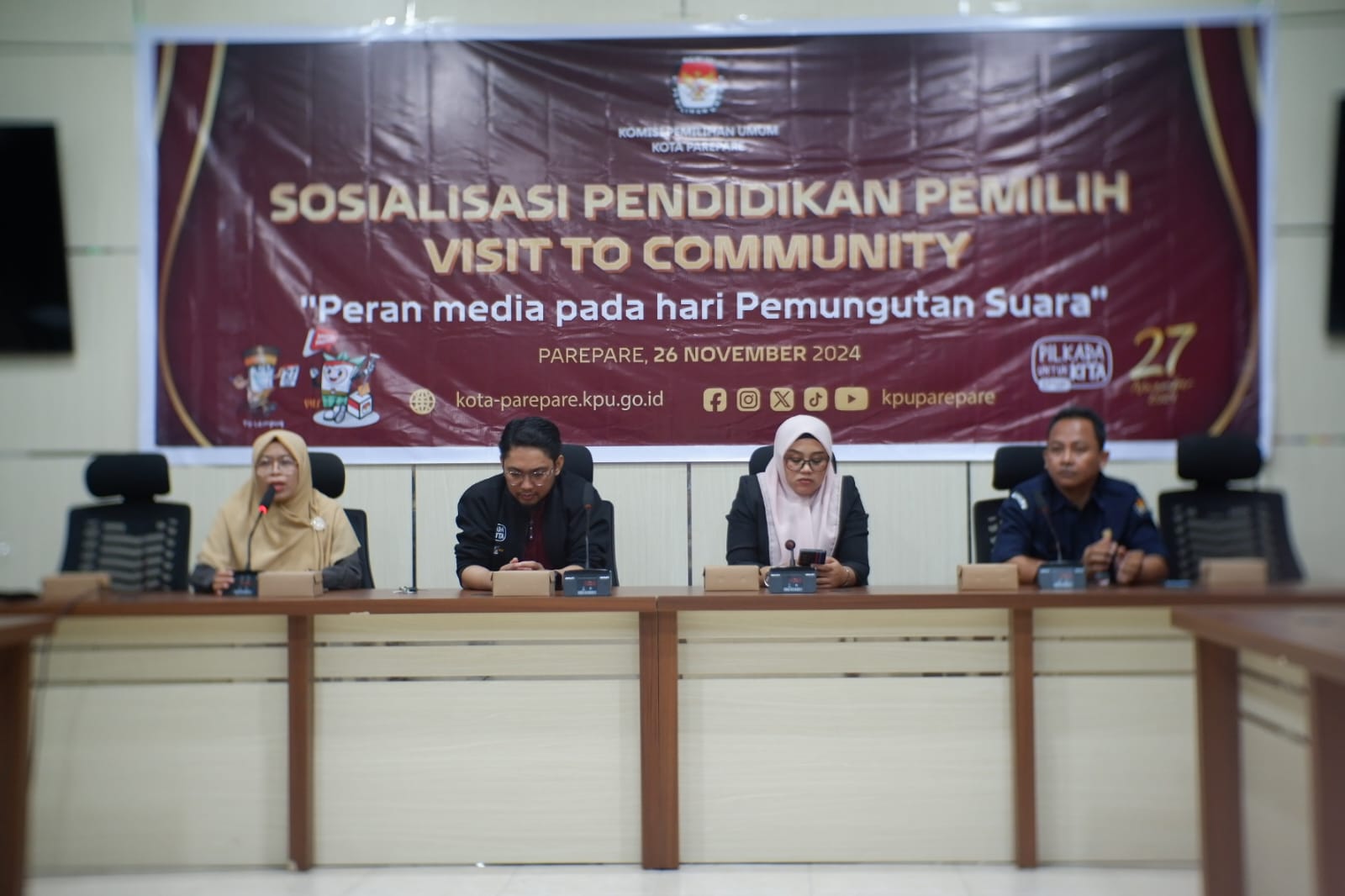 Quick Count Pilkada Parepare, KPU Tunjuk Dua Lembaga Survei Kredibel untuk Hitung Cepat