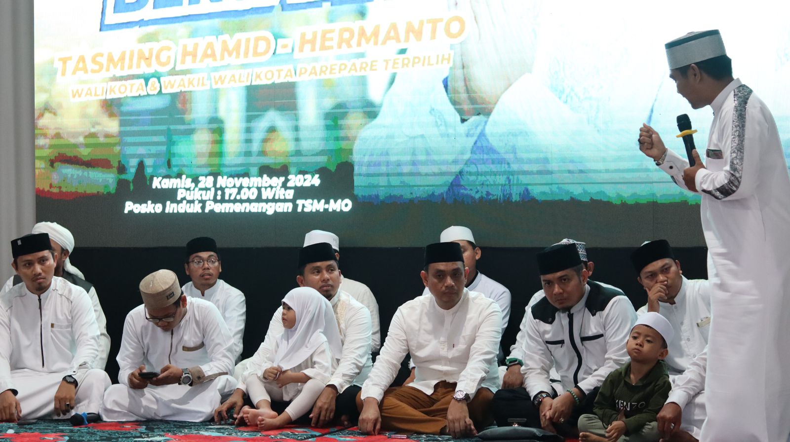 TSM-MO Gelar Dzikir dan Buka Puasa Bersama Paska Unggul Versi Real Count di Pilkada Parepare