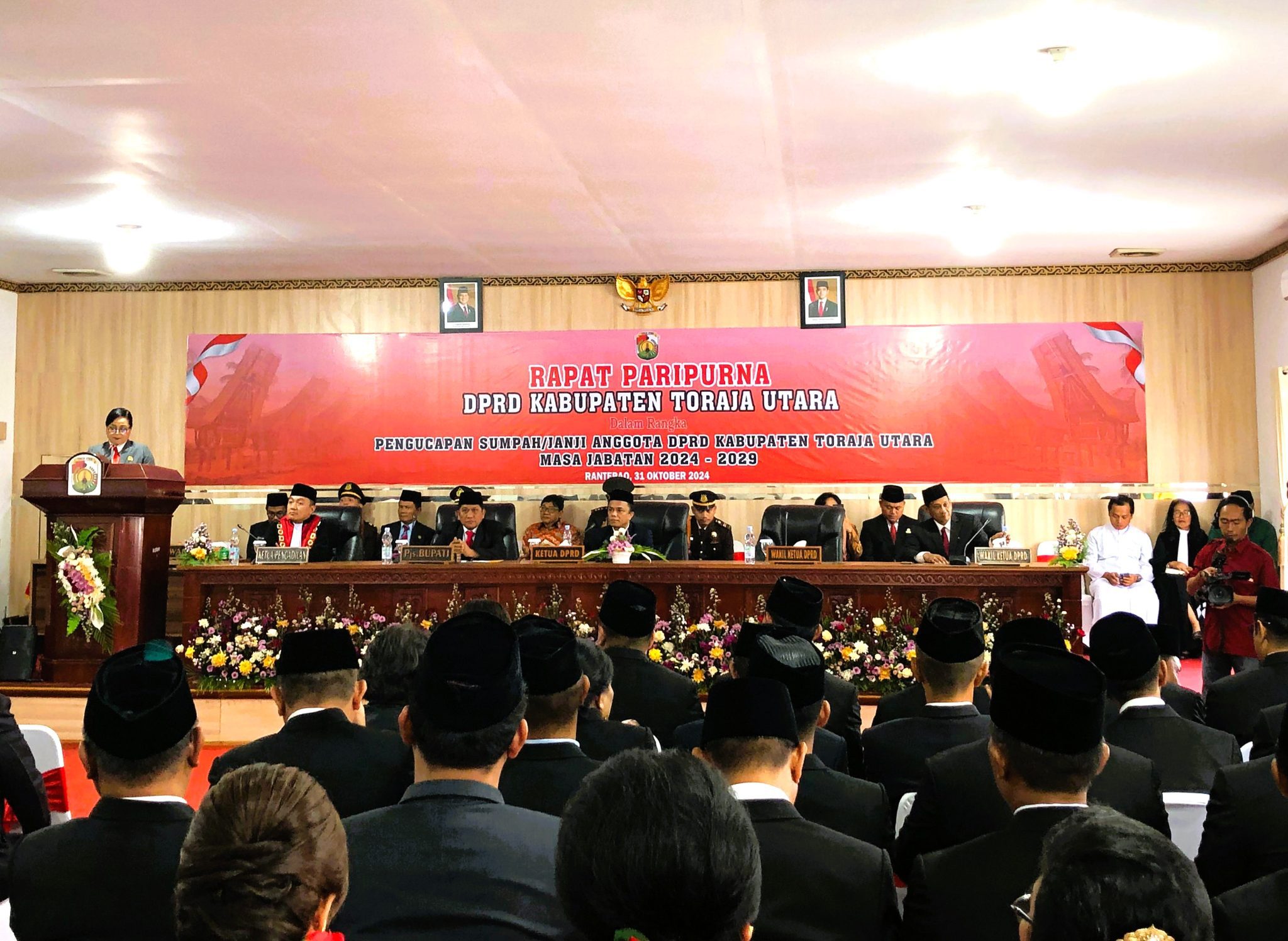 30 Anggota DPRD Toraja Utara Periode 2024-2029 Dilantik, Berikut Nama-namanya