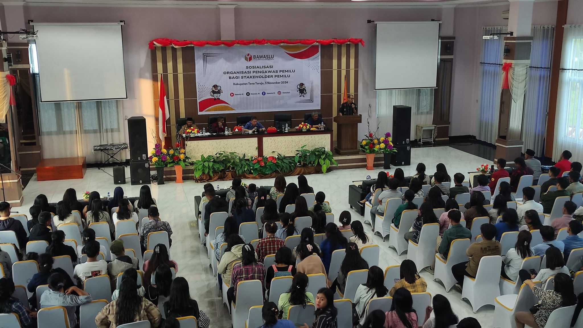 Gelar Sosialisasi, Bawaslu Tana Toraja Ajak Warga Awasi Pilkada dan Tolak Politik Uang