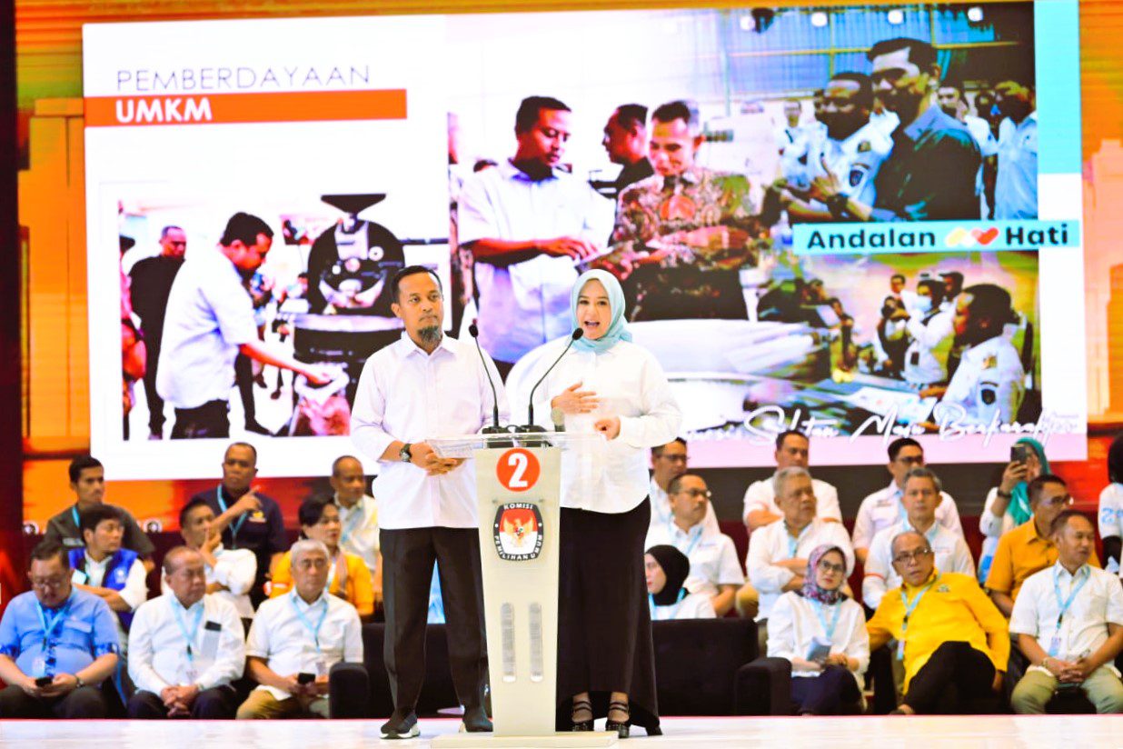 Andalan Hati Ungkap Visi Misi Ekonomi Berkelanjutan dan Infrastruktur Merata di Debat Pilgub Sulsel
