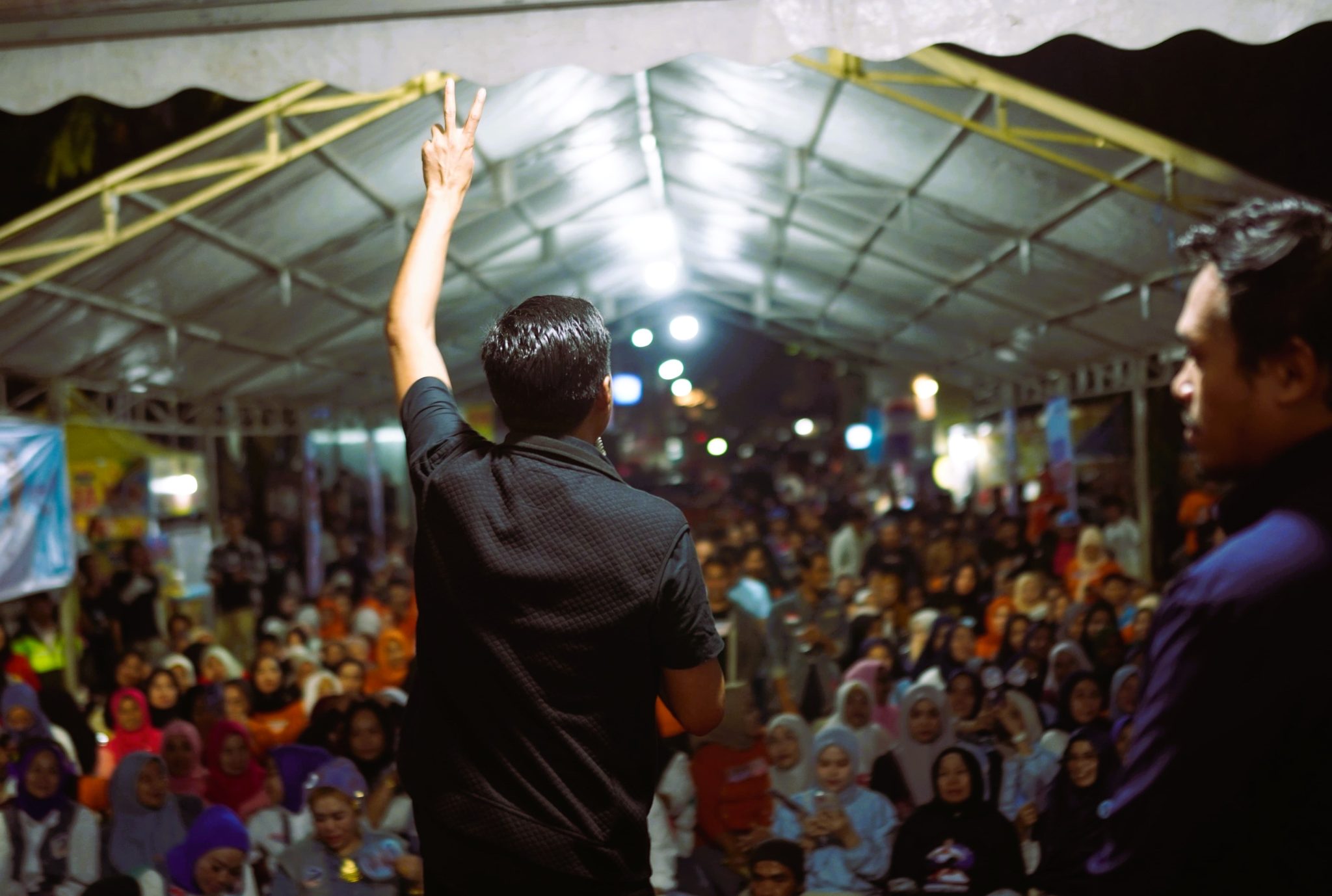 Ribuan Pendukung Warnai Kampanye Terbatas Ucu-Iwan di Enrekang