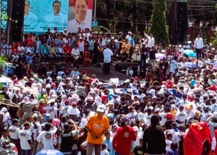 Ribuan Massa Meriahkan Kampanye Akbar ZATRIA, PDIP: “Klimaks Perjuangan, Kawal Sampai Menang”
