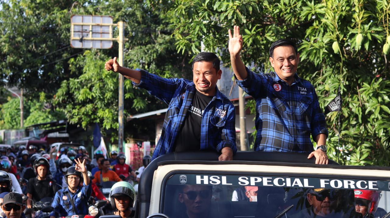 Unggul di Rekapitulasi Tingkat Kota, TSM – MO Konvoi Keliling Parepare