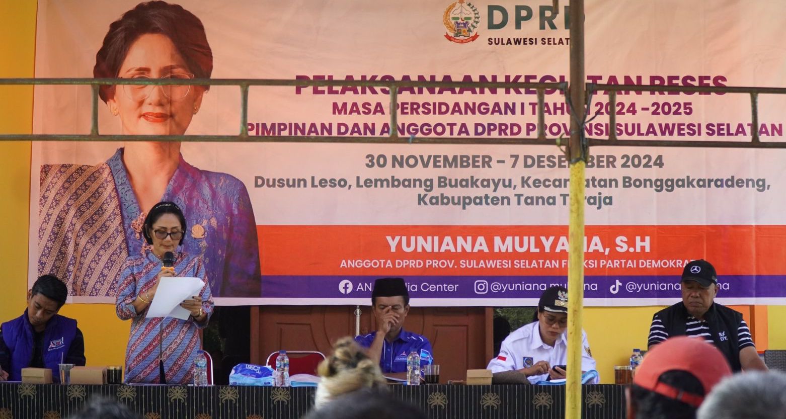 Yuniana Mulyana Awali Reses 2024 di Tana Toraja, Serap Aspirasi Warga Buakayu