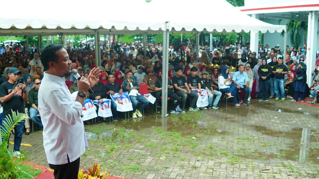 Ribuan Relawan Hadiri Silaturahmi Bersama Andalan Hati di CPI Makassar