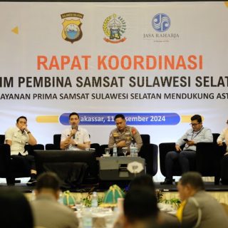 Jelang Opsen PKB dan BBNKB Bapenda Sulsel Gelar Rapat Tim Pembina Samsat