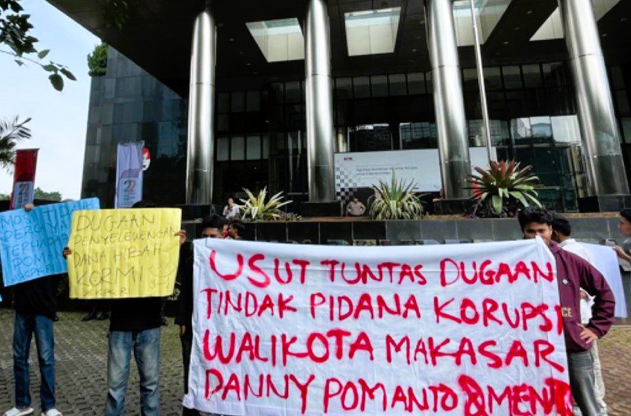 Mahasiswa Anti Korupsi Desak KPK Tangkap Danny Pomanto, Sebut Kasusnya Sudah Menumpuk