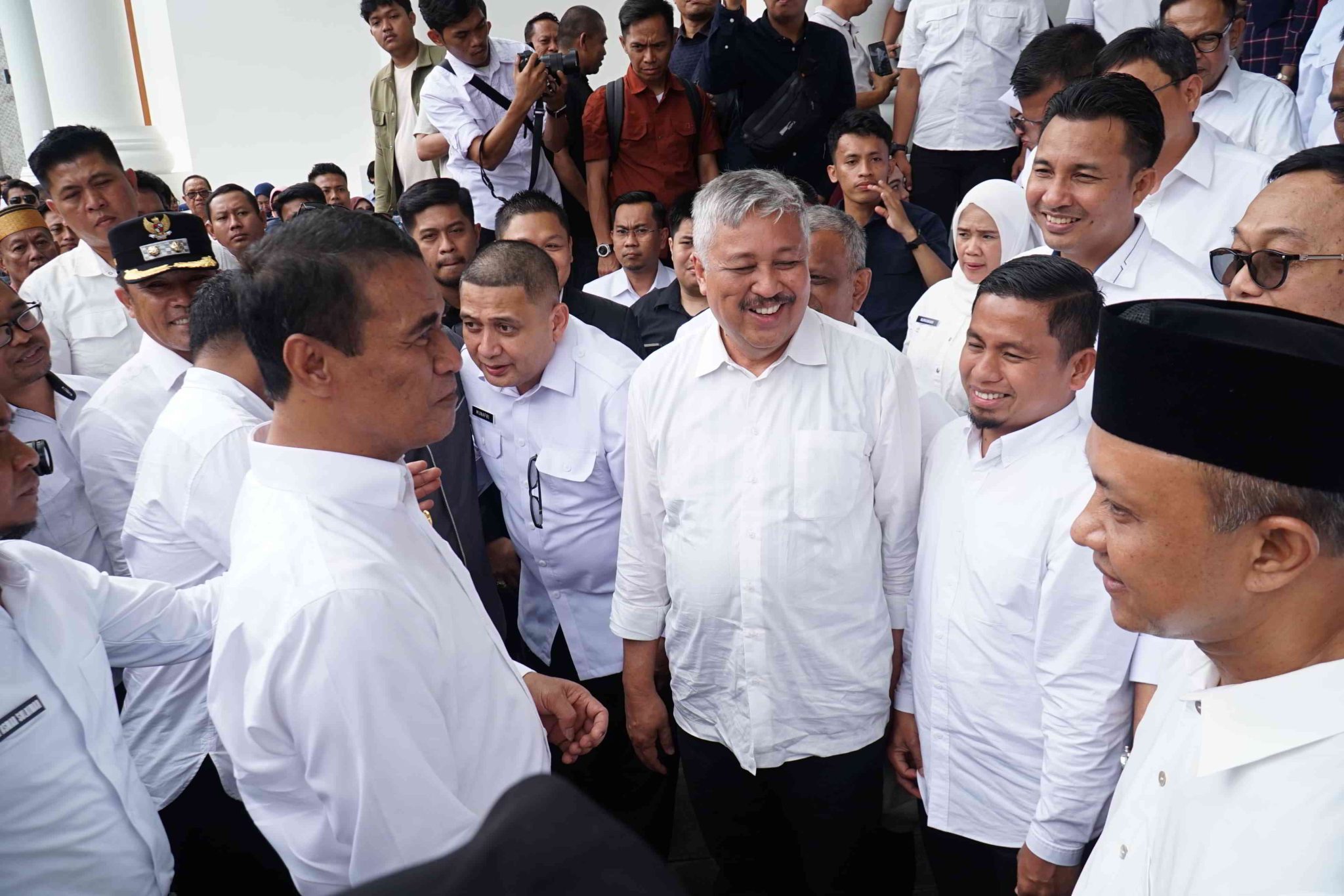 Hadiri Ramah Tamah Mentan Amran, Tasming Hamid Mendukung Penuh Program Strategis Nasional