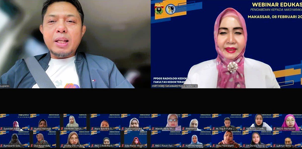 FKG Unhas Gelar Webinar Terkait Radiografi Panoramik untuk Dokter Gigi