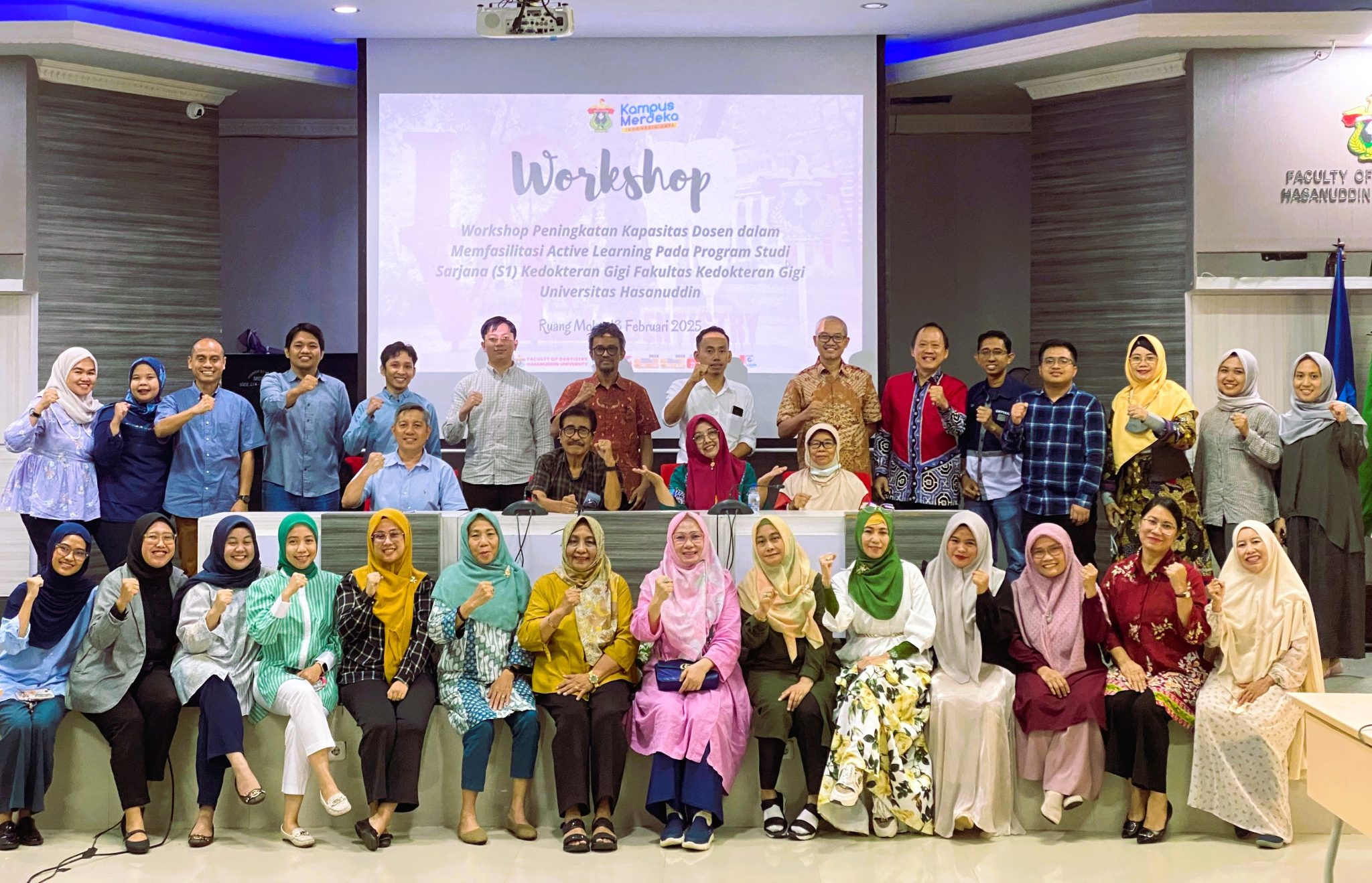 FKG Unhas Gelar Workshop untuk Tingkatkan Kualitas Pembelajaran dengan Metode Active Learning
