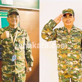 Gagah Bak TNI, Bupati Tana Toraja dan Toraja Utara Kenakan Seragam Loreng di Akmil Magelang