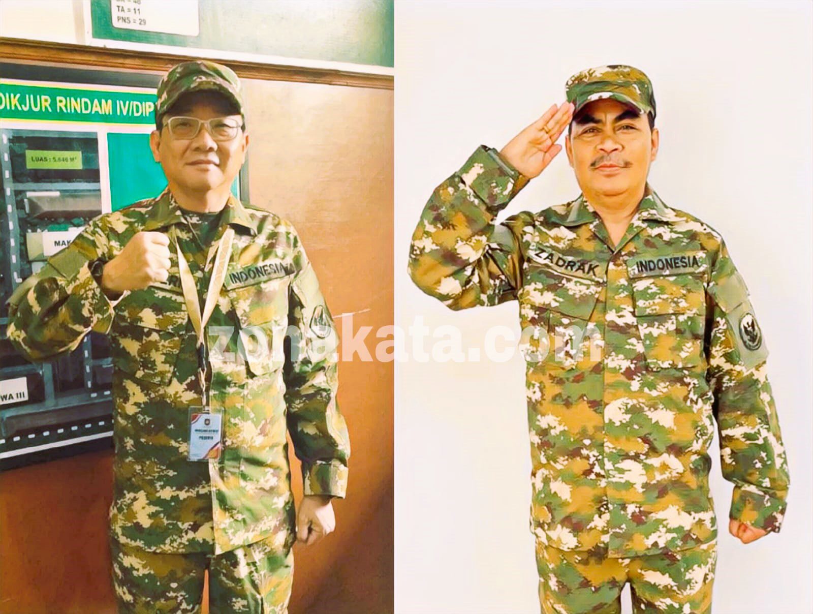 Gagah Bak TNI, Bupati Tana Toraja dan Toraja Utara Kenakan Seragam Loreng di Akmil Magelang