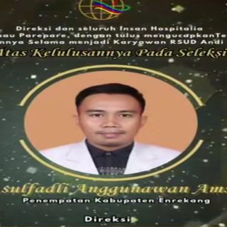 RSUD Andi Makkasau Parepare Apresiasi Dedikasi Dr. Sulfadli Anggunawan dalam Pelayanan IGD