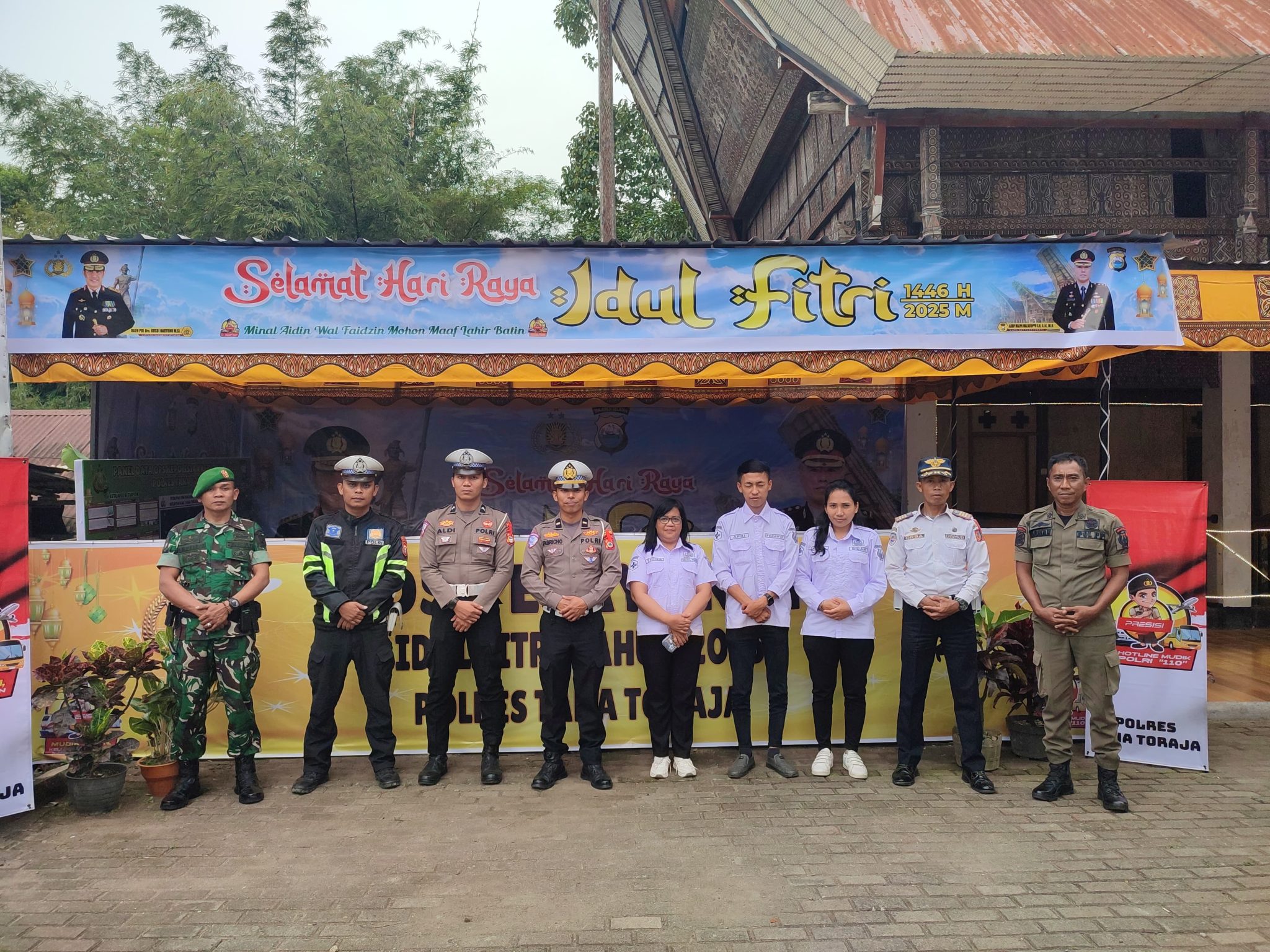 Pengamanan Maksimal! Polres Tana Toraja Siapkan Pos Pelayanan Jelang Idul Fitri 2025