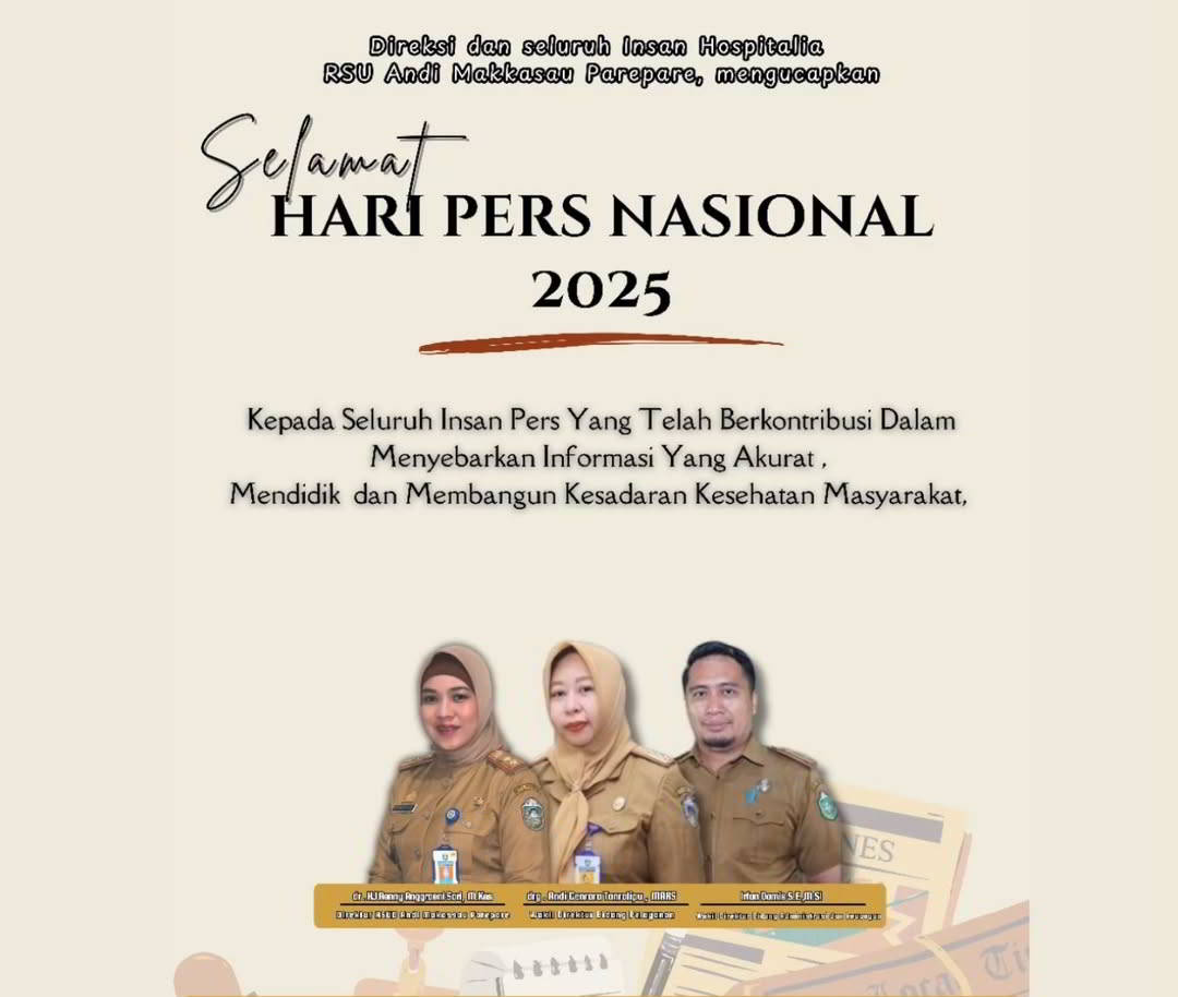 Direksi RSUD Andi Makkasau Parepare Apresiasi Kinerja Jurnalis di Hari Pers