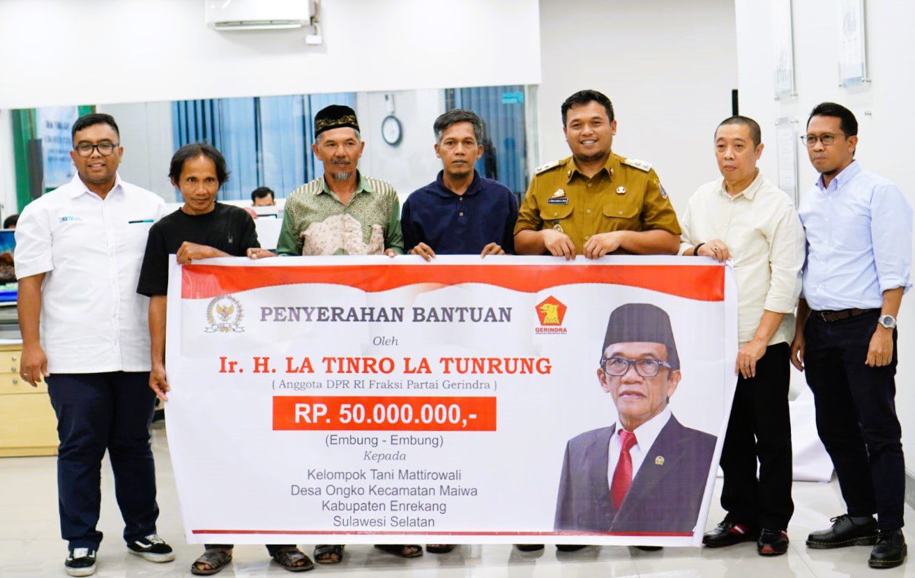 La Tinro La Tunrung Salurkan Dana Aspirasi untuk Bangun Embung di Enrekang 1 La Tinro La Tunrung Salurkan Dana Aspirasi untuk Bangun Embung di Enrekang