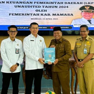 Bupati Mamasa Serahkan LKPD 2024 ke BPK, Tegaskan Komitmen terhadap Transparansi Keuangan Daerah