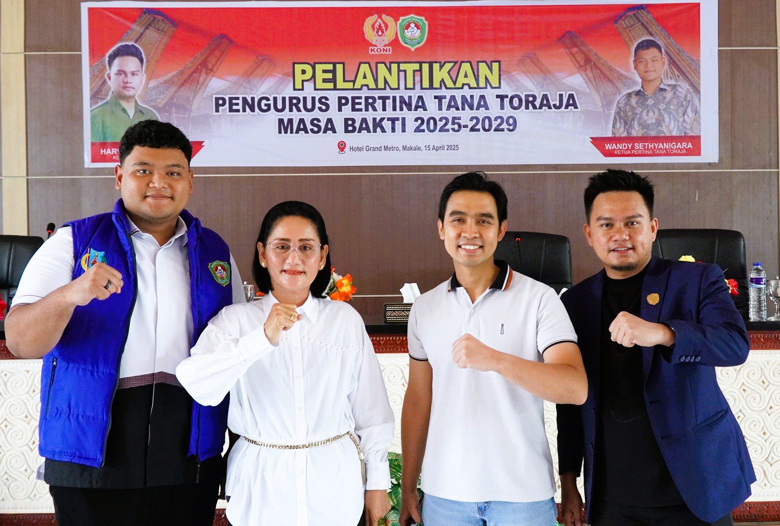 Wandy Sethyanigara Resmi Pimpin PERTINA Tana Toraja Periode 2025-2029 2 Wandy Sethyanigara Resmi Pimpin PERTINA Tana Toraja Periode 2025-2029