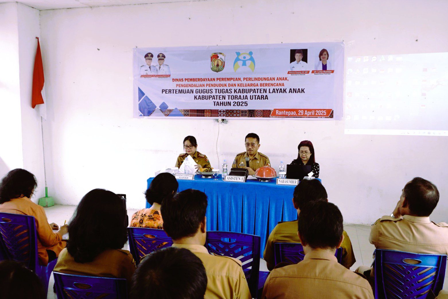 Toraja Utara Gelar Pertemuan Gugus Tugas Kabupaten Layak Anak 2025