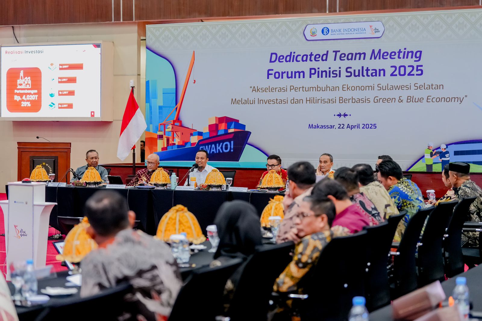 Gubernur Sulsel Luncurkan SSIC 2025, Bentuk Tim Khusus Promosi Investasi Lokal