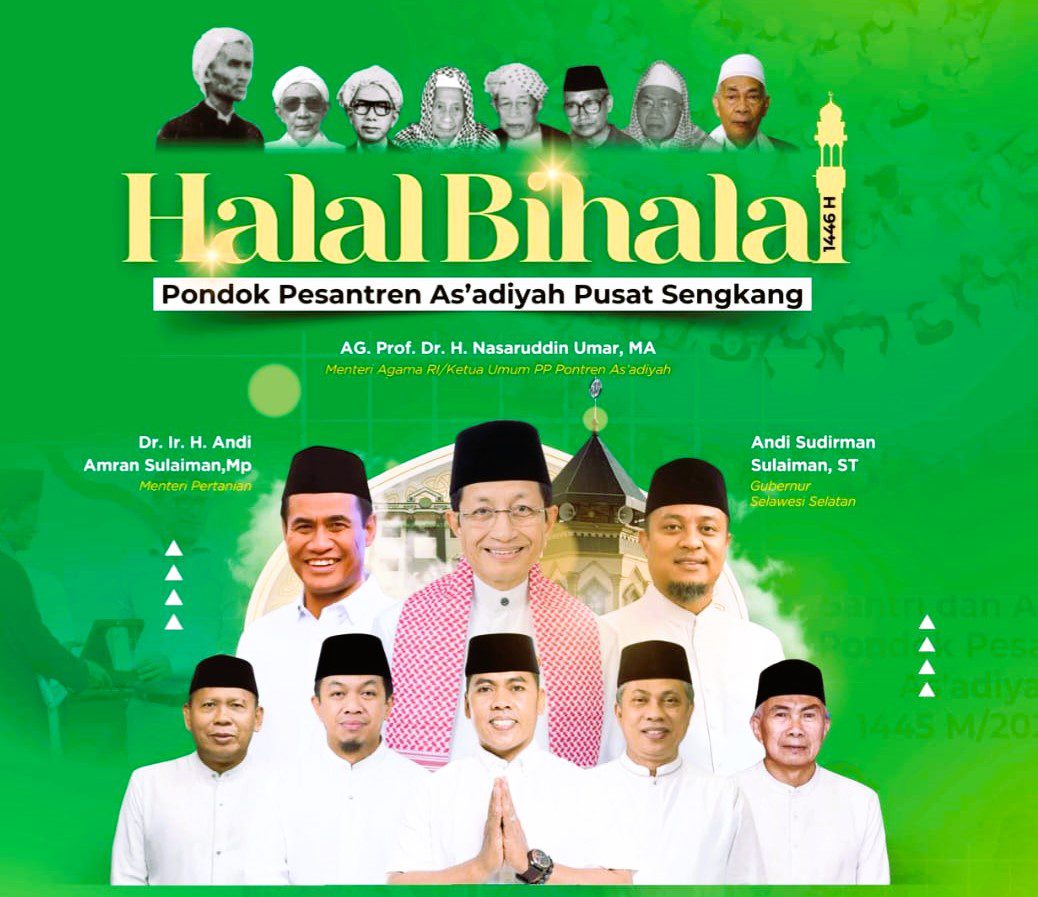 Menteri Agama dan Menteri Pertanian Dijadwalkan Hadiri Halal Bihalal Pondok Pesantren As’adiyah Sengkang