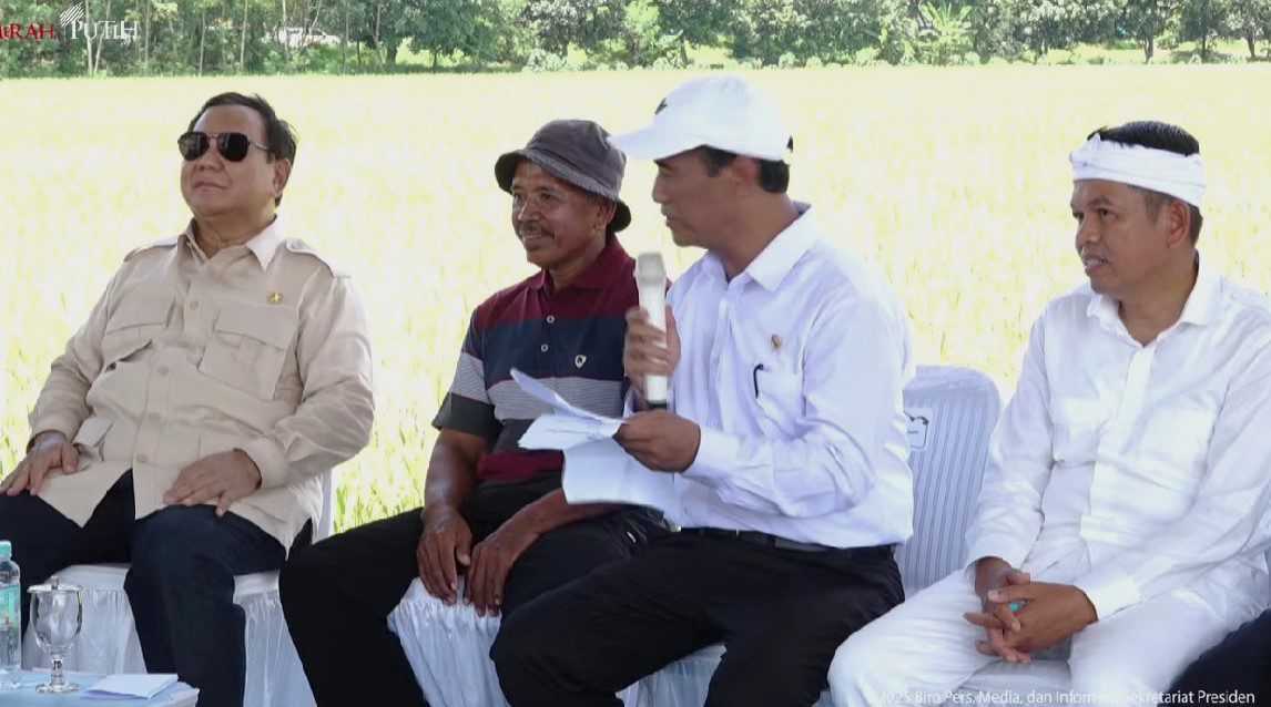 Presiden Prabowo Apresiasi Kinerja Menteri Amran: "Setiap Saya Cari, Selalu Ada di Sawah"